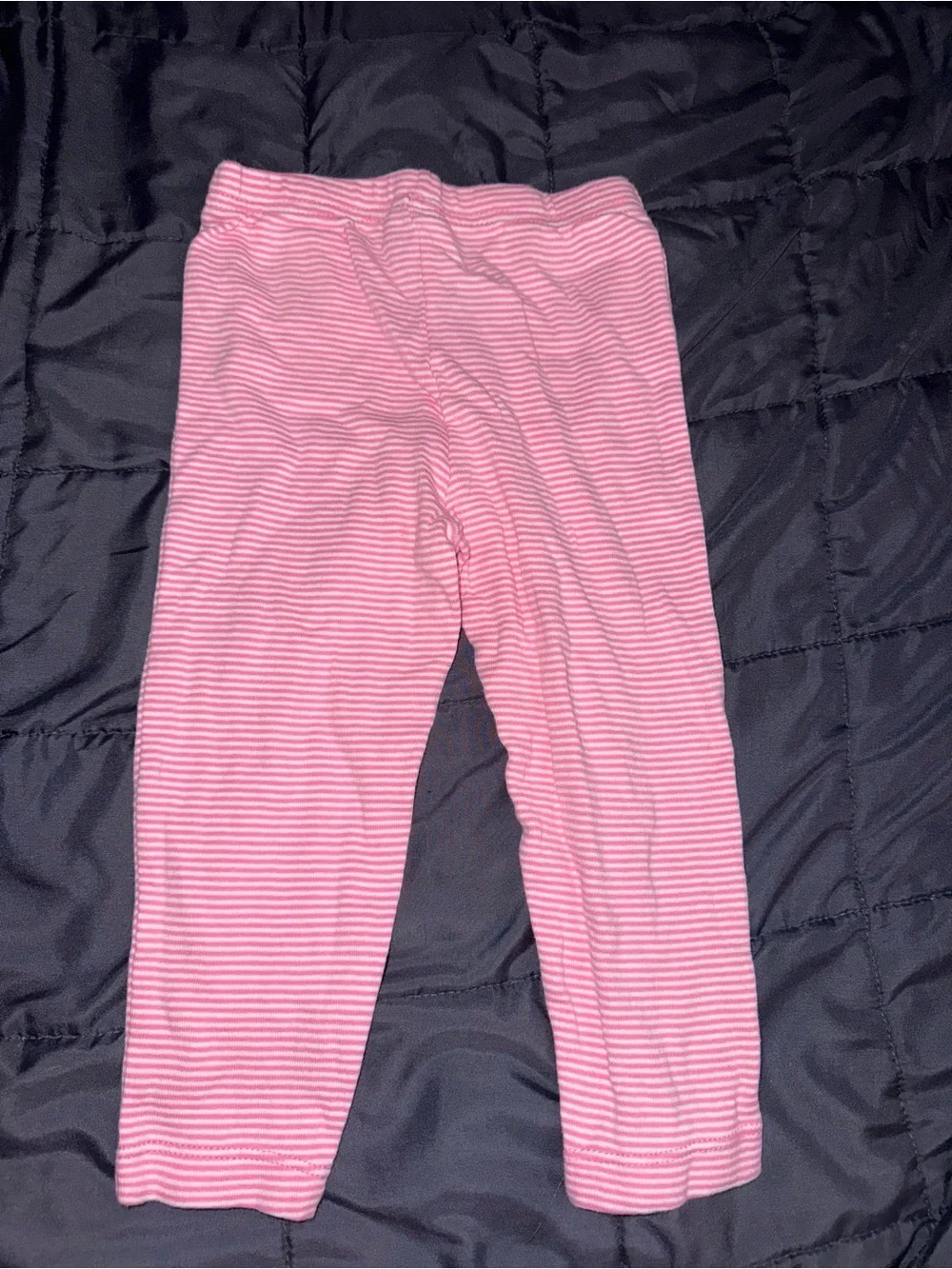 Carter's Pink Striped Long-Sleeve Footed One-Piece